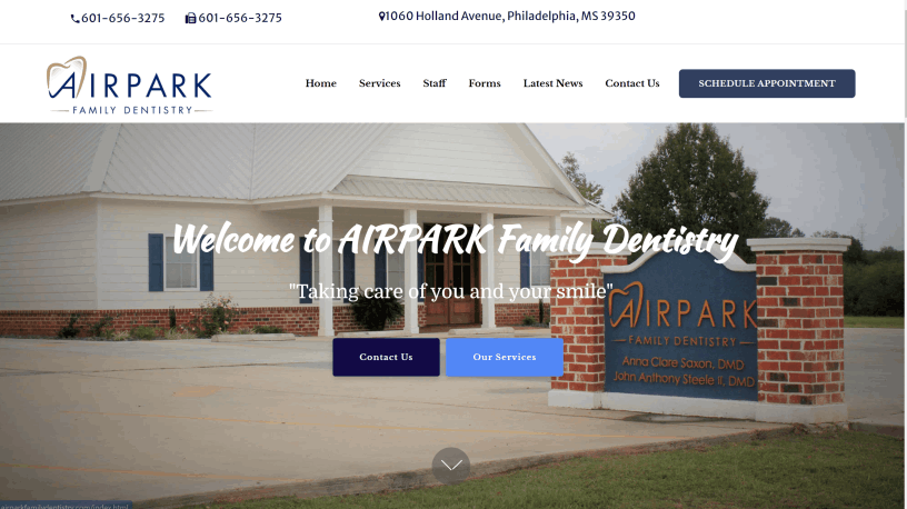 Air Park Family Dental Screenshot